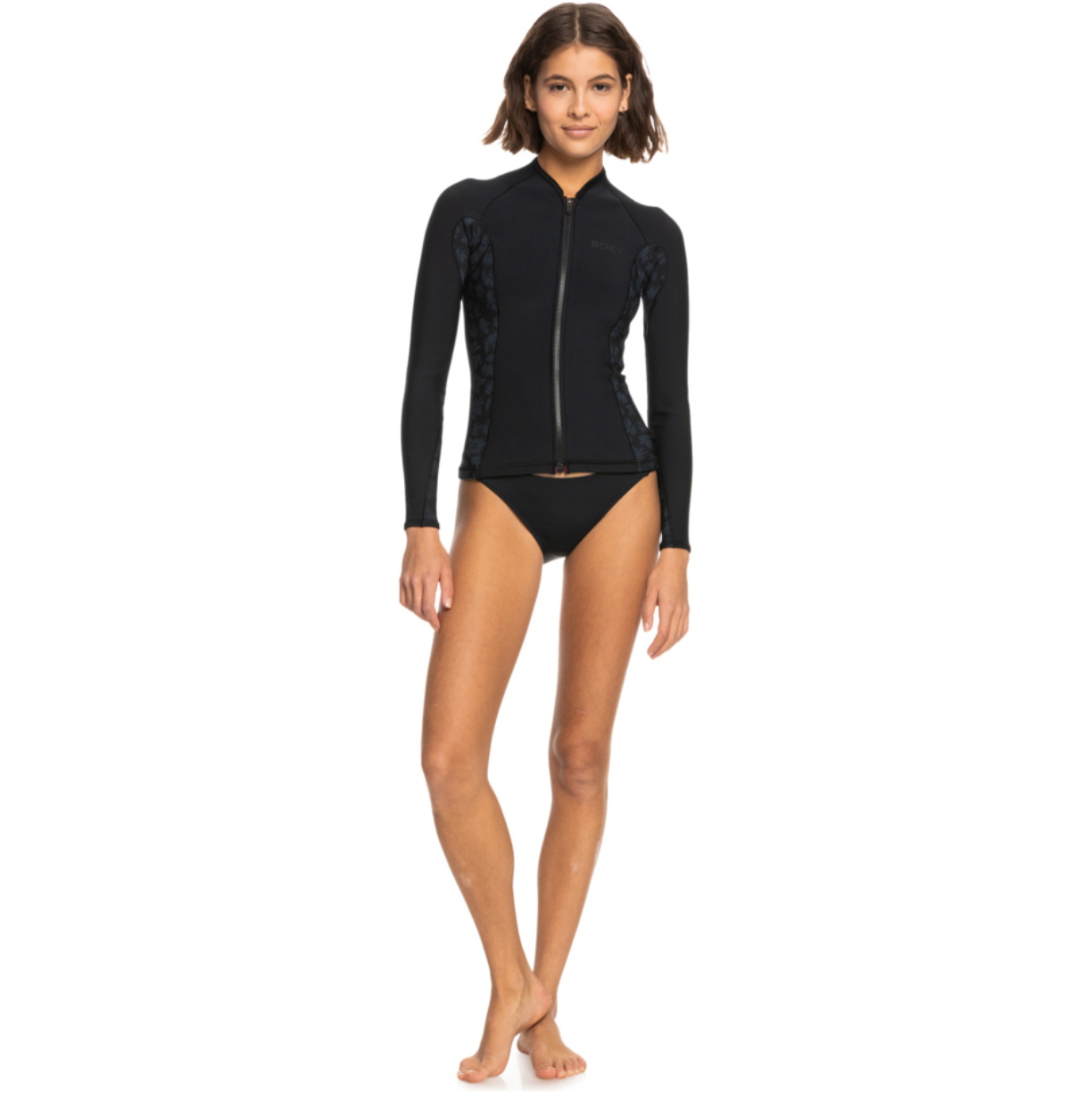 2026 Roxy 1mm Swell Series Wetsuit Jacket ERJW803030 - Black
